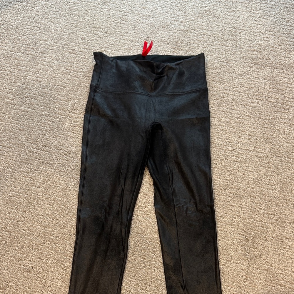 Spanx faux leather leggings